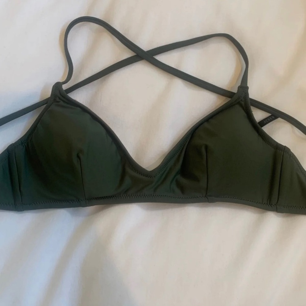 J. Crew bikini top.
